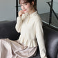 【早割5％OFF】フロントフリルペプラムポロニット
