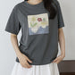 フラワーアートTシャツ【ネコポス】