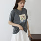 フラワーアートTシャツ【ネコポス】