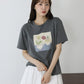 フラワーアートTシャツ【ネコポス】