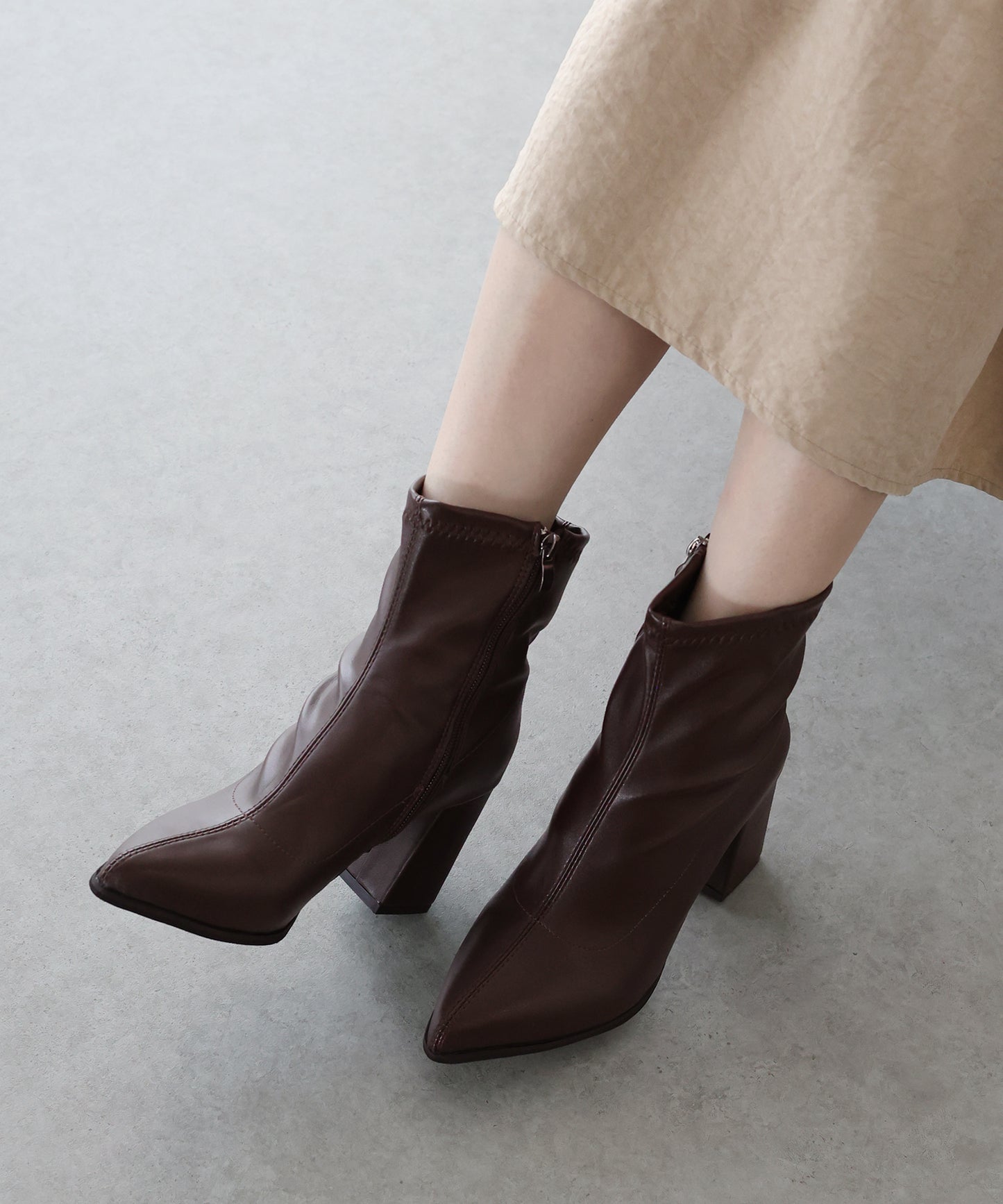 【早割5％OFF】アンクルレザーブーツ