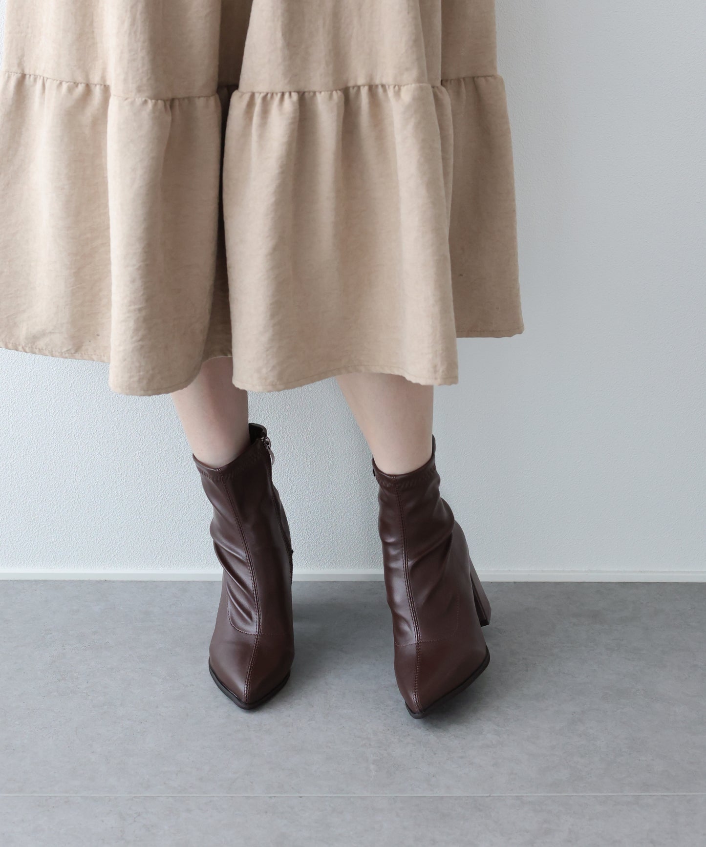 【早割5％OFF】アンクルレザーブーツ