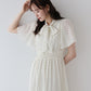 【早割5％OFF】フレアスリーブボウタイリボンワンピース