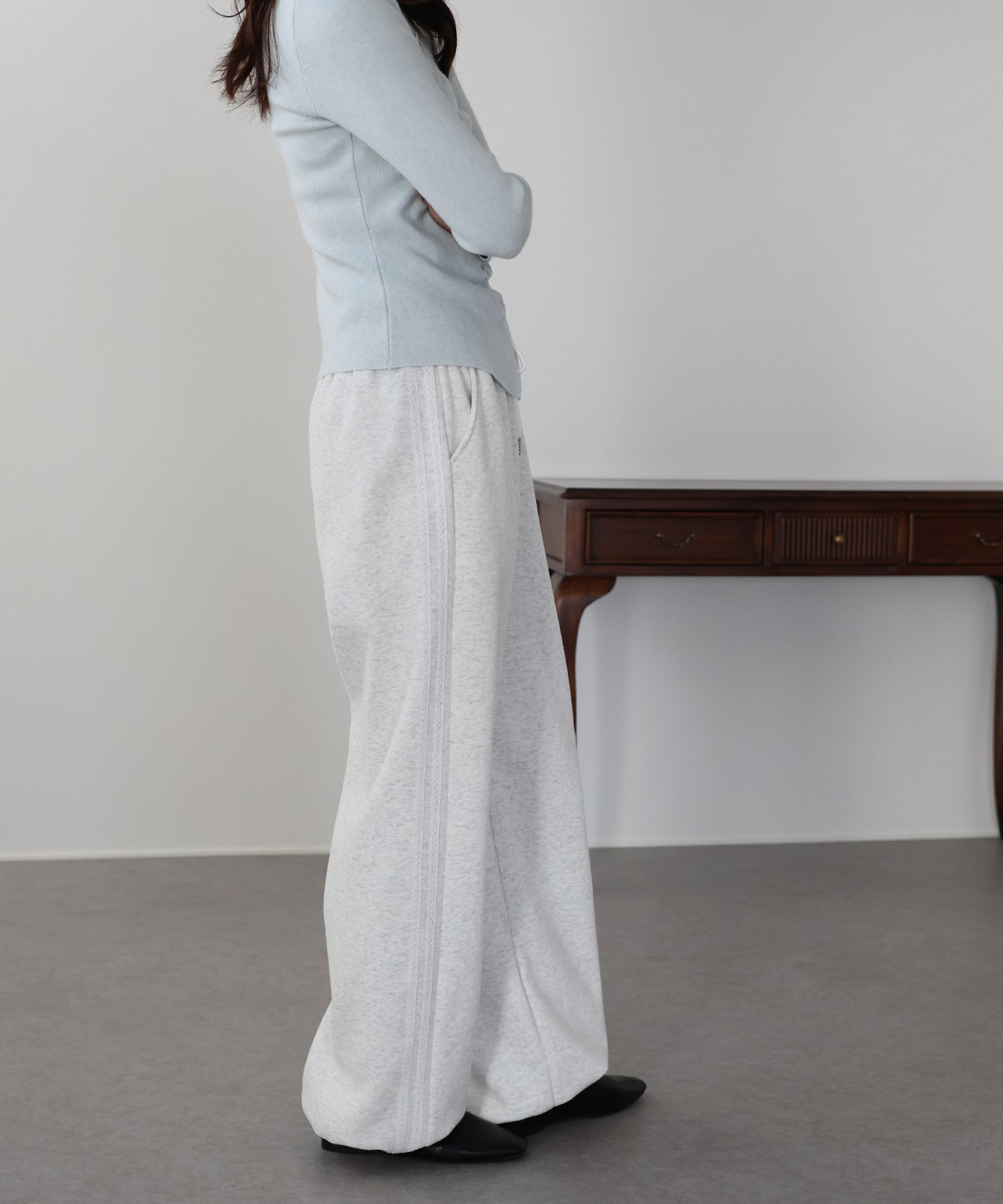 【早割5％OFF】サイドレーススウェットパンツ