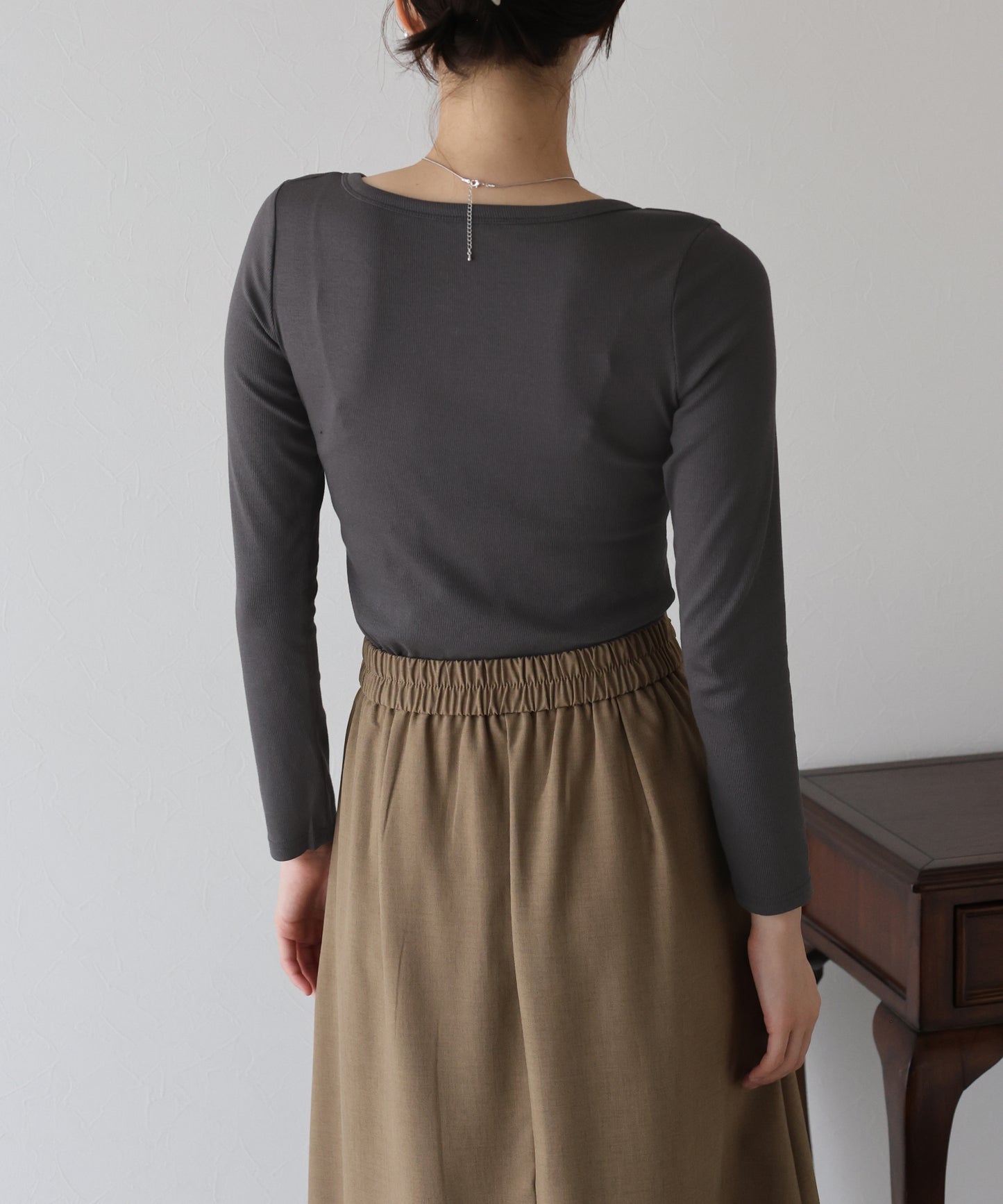 【TIME SALE】ヘンリーネック長袖Tシャツ【ネコポス】