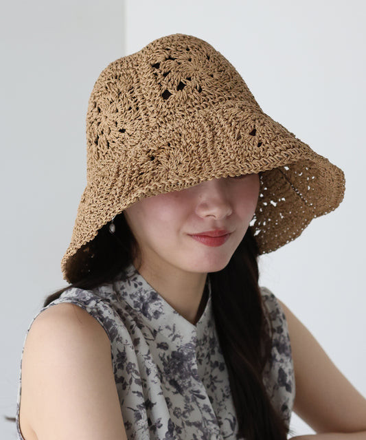【TIME SALE】フラワーバケットハット