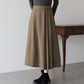 サイドベルトプリーツスカート