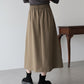 サイドベルトプリーツスカート