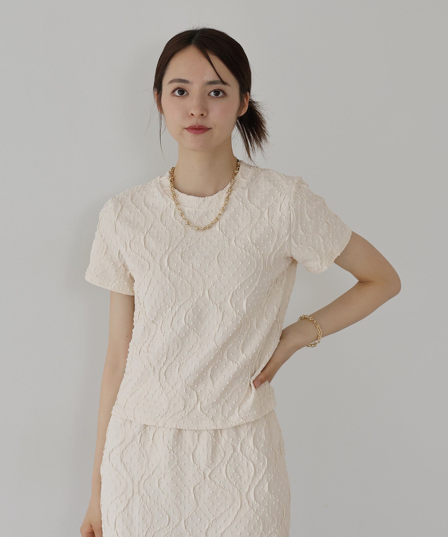 【新商品限定5％OFF（火）】ラインフクレジャガードカットソー[J by blue]