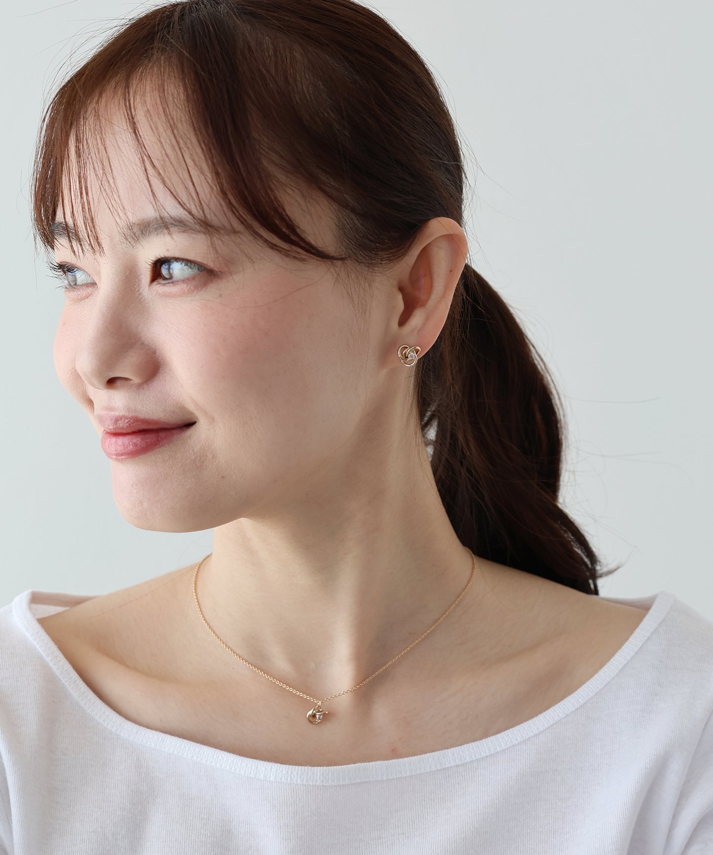 【早割5％OFF】リングビジューピアス / ニッケルフリー【ネコポス】