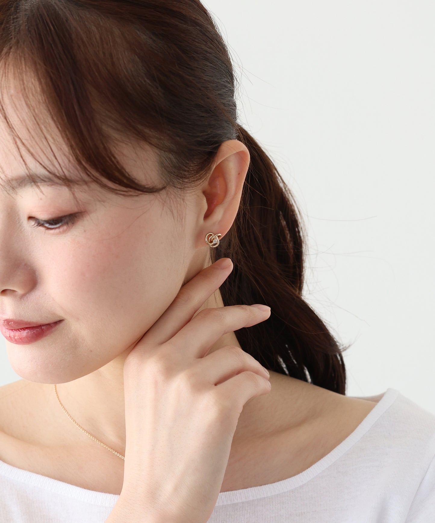 【早割5％OFF】リングビジューピアス / ニッケルフリー【ネコポス】