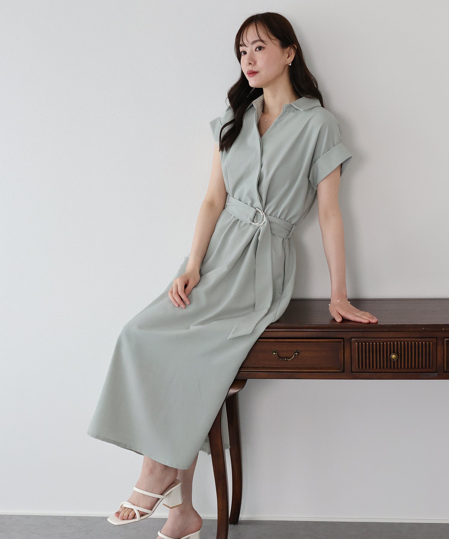 カシュクールシャツワンピース – BLUE ONLINE