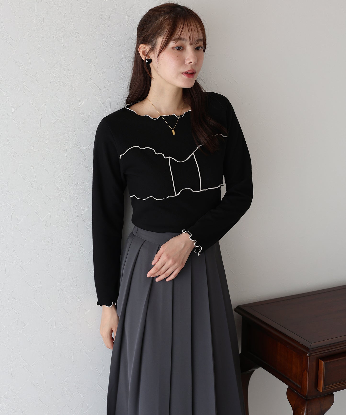【TIME SALE】リボンメロウTシャツ【ネコポス】