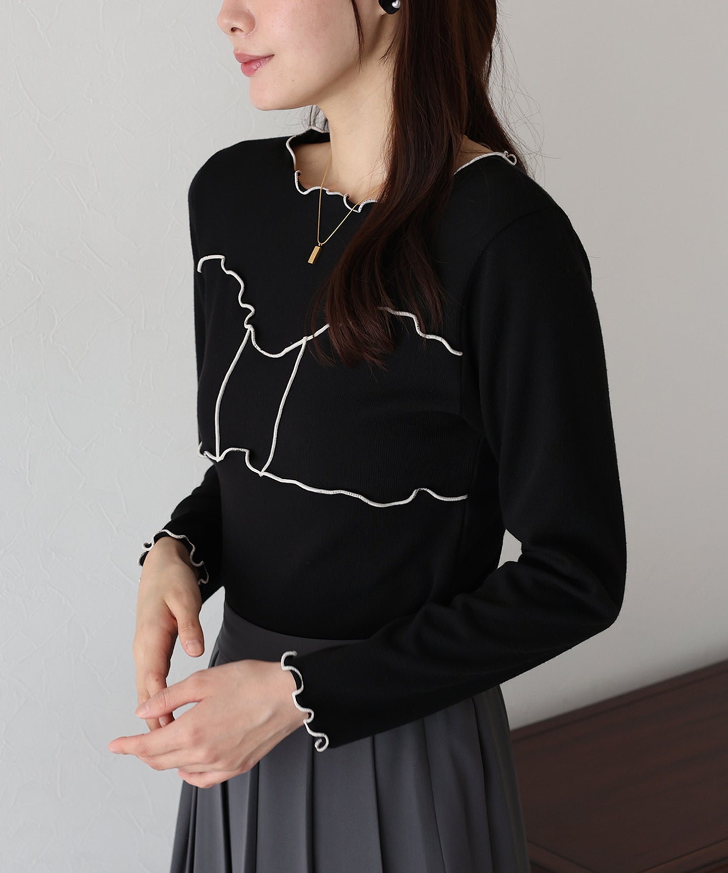 【TIME SALE】リボンメロウTシャツ【ネコポス】