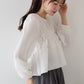 【早割5％OFF】バックリボンティアードブラウス【ネコポス】