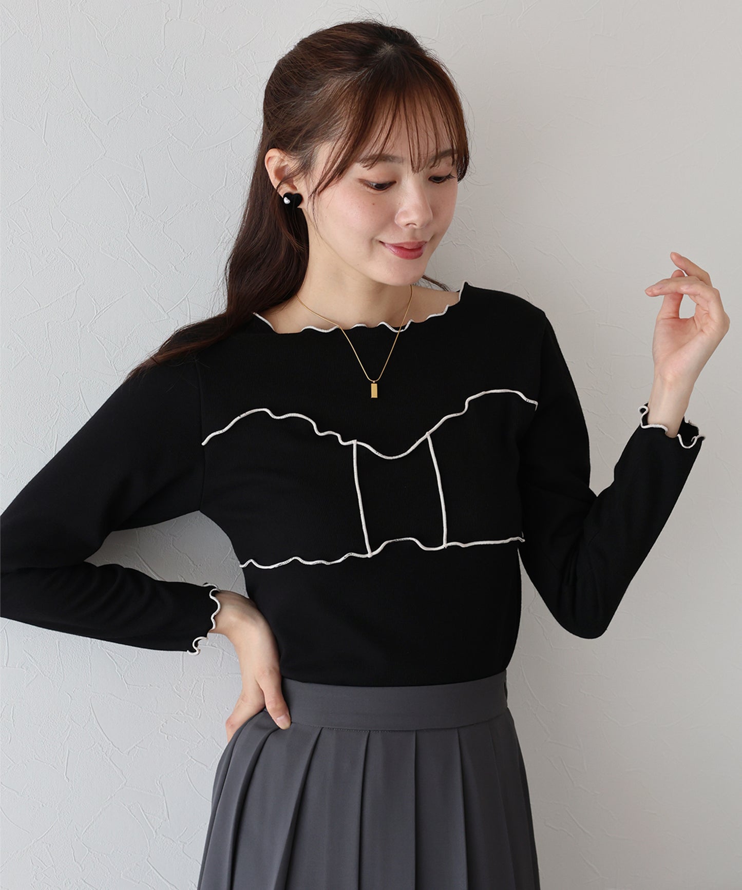 【TIME SALE】リボンメロウTシャツ【ネコポス】