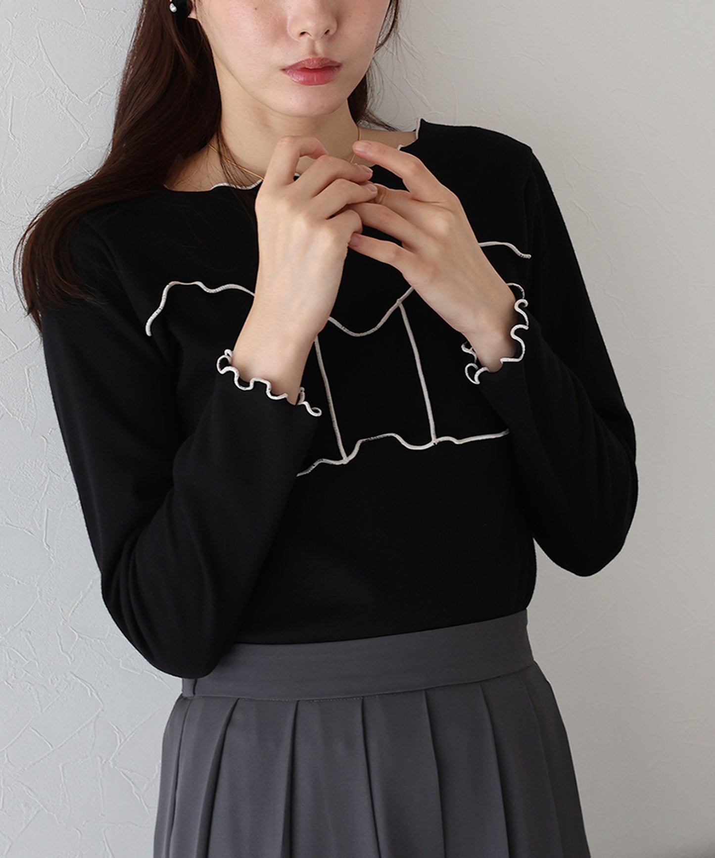 【TIME SALE】リボンメロウTシャツ【ネコポス】