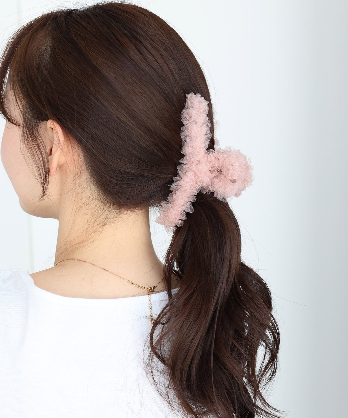 【早割5％OFF】フリルチュールバンスクリップ