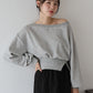 【早割5％OFF】オフショルダースウェット