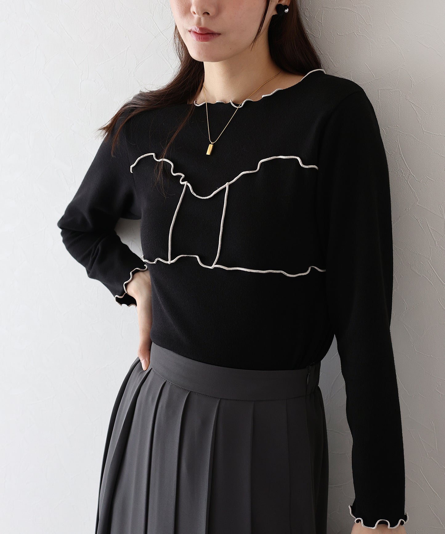 【TIME SALE】リボンメロウTシャツ【ネコポス】