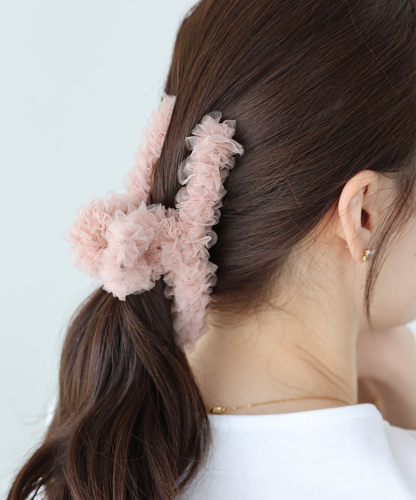 【早割5％OFF】フリルチュールバンスクリップ