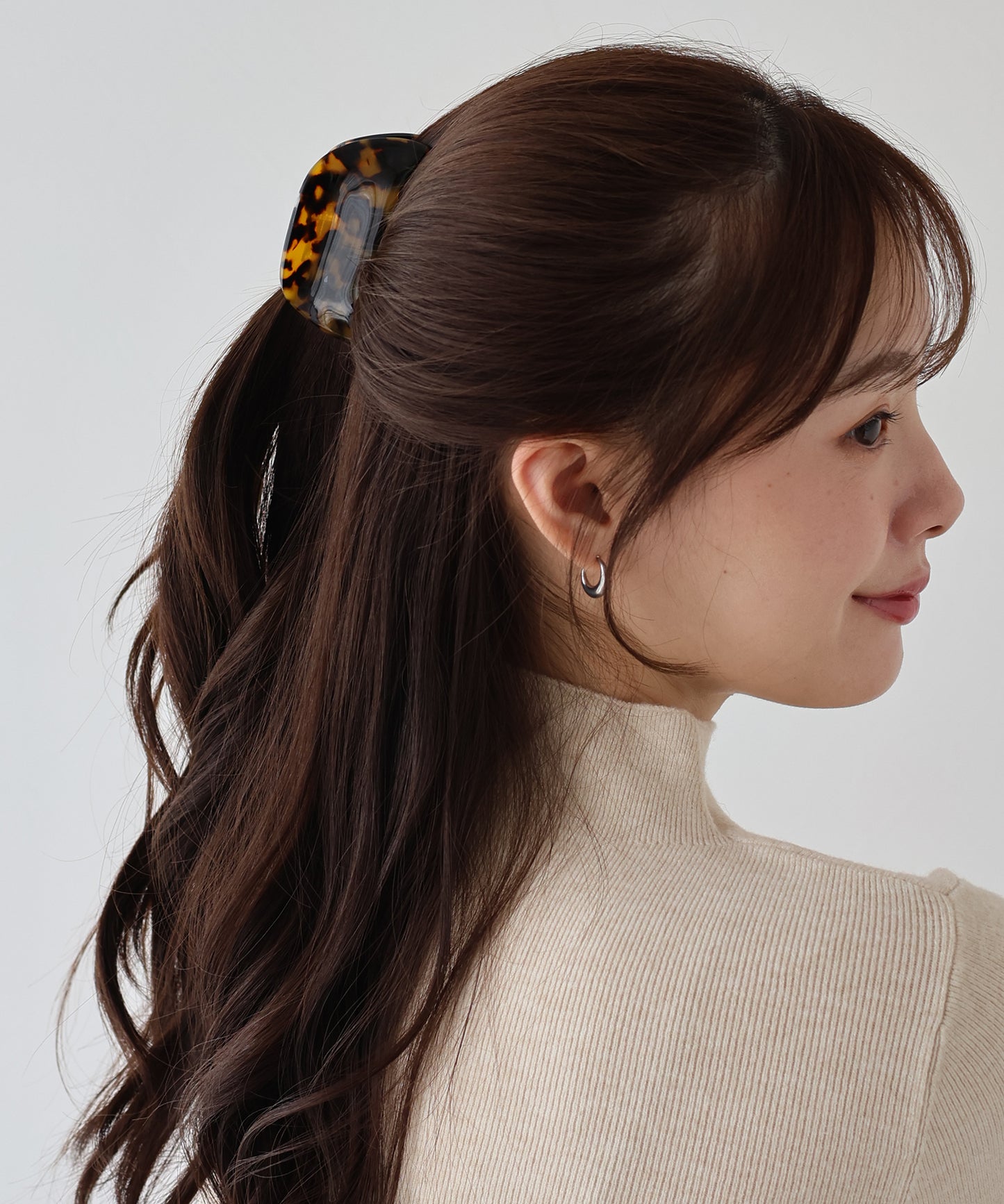 【早割5％OFF】オーバルニュアンスヘアクリップ【ネコポス】