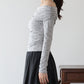 【早割5％OFF】ドットオフショルダーカットソー【メール便】