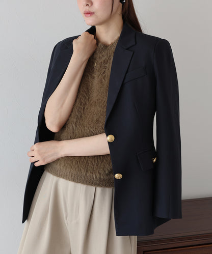 シャギーニットベスト