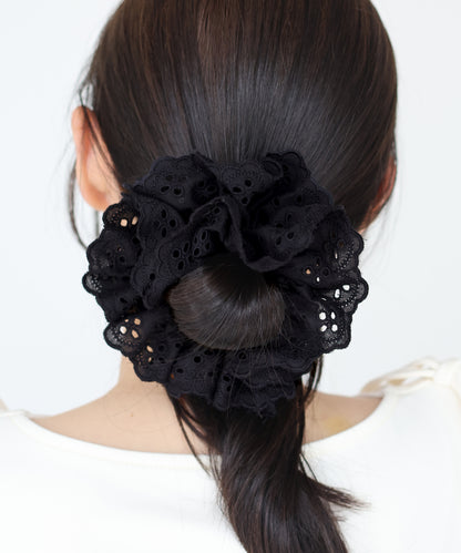 コットンレースフリルシュシュ【ネコポス】