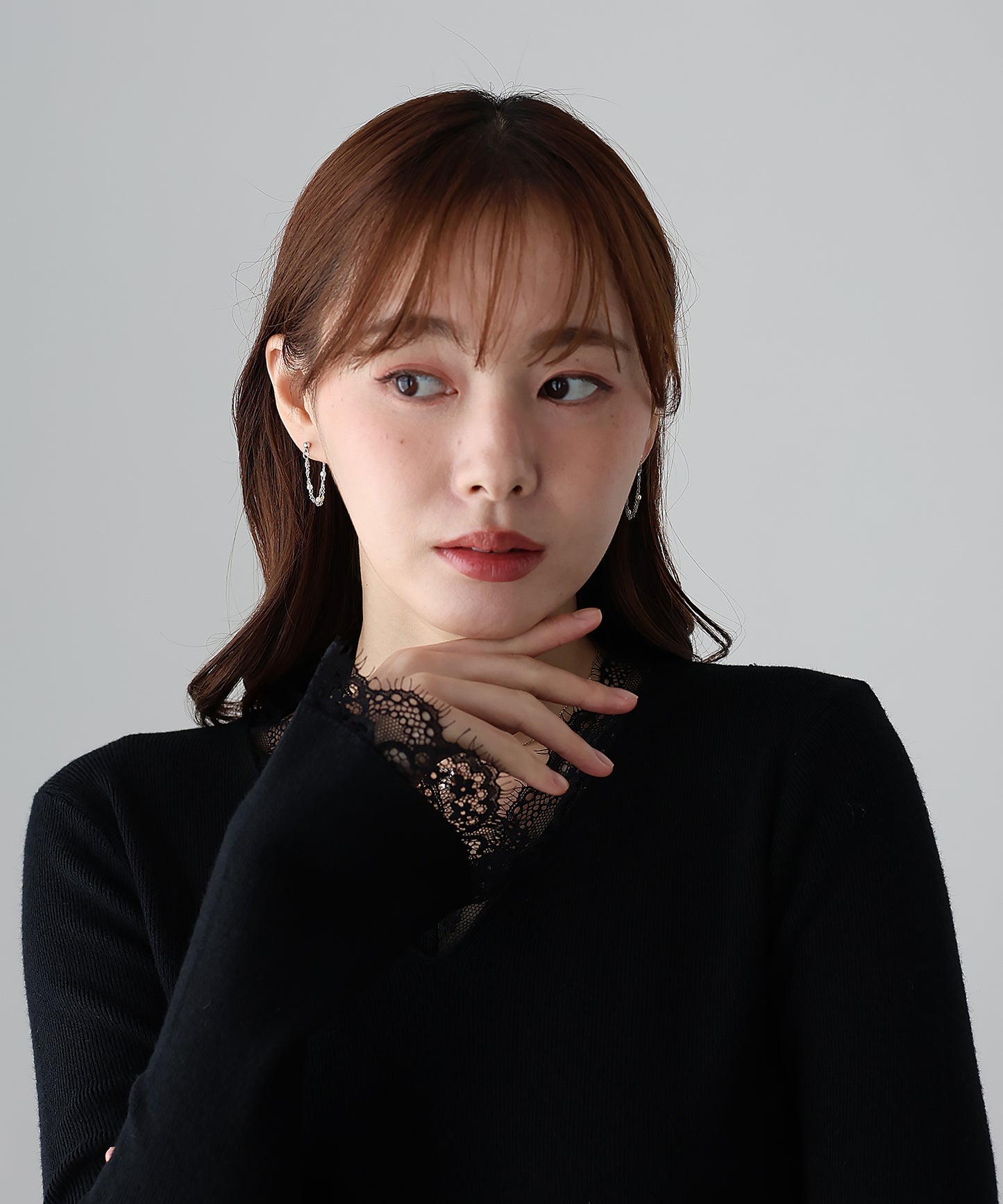 【早割5％OFF】2連フープステーションピアス / ニッケルフリー【ネコポス】