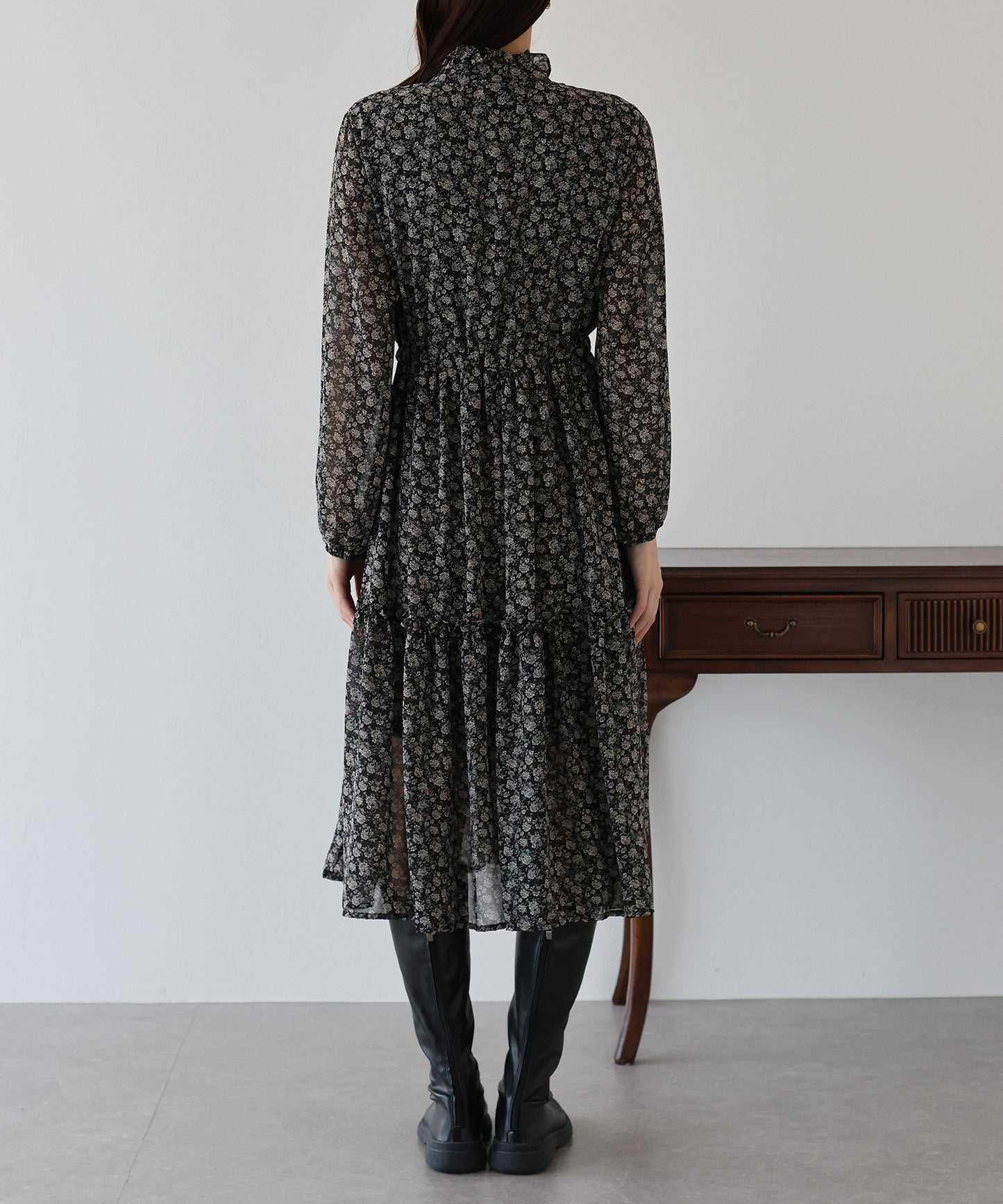 【TIME SALE】フロントフリルワンピース