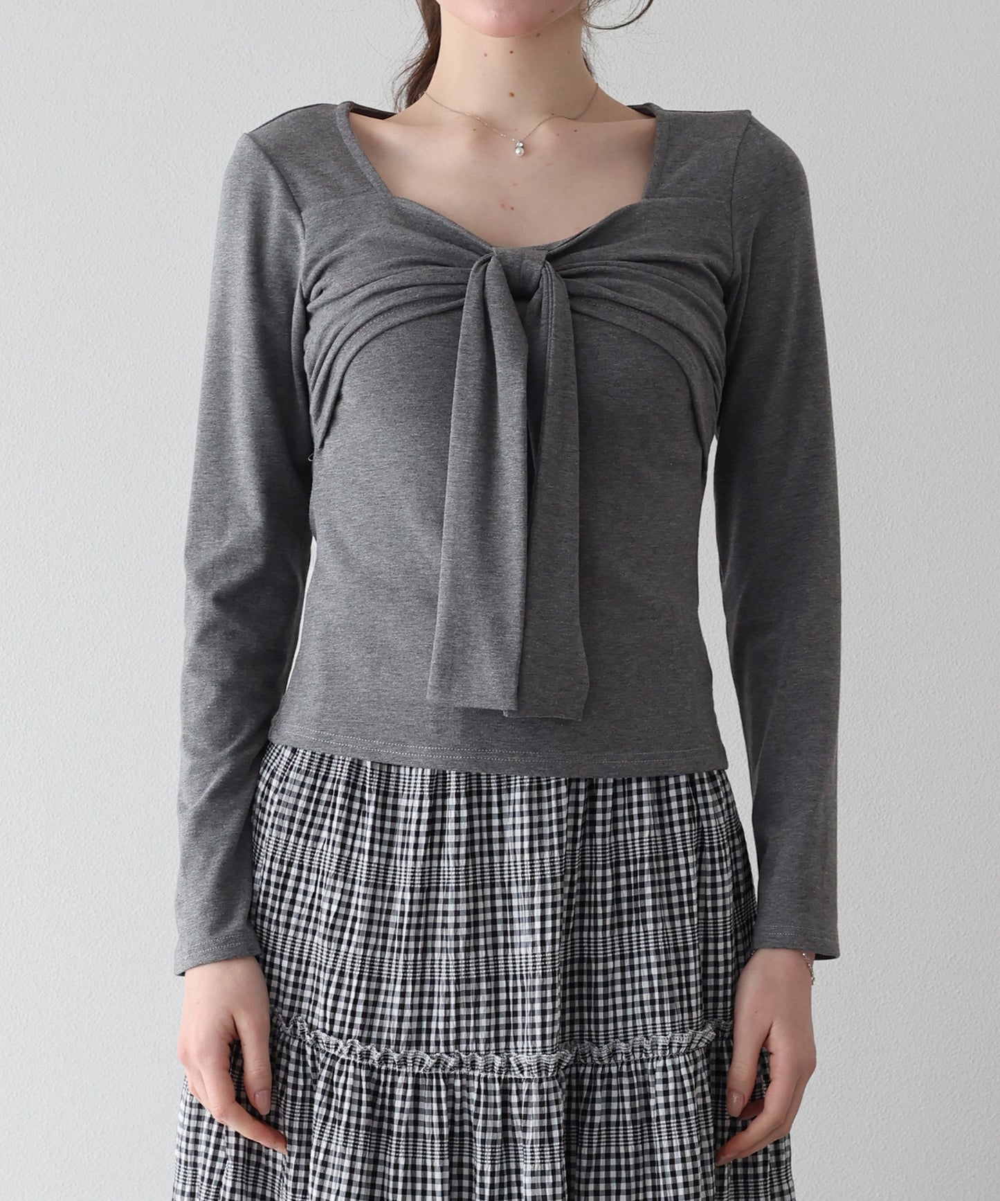 【早割5％OFF】フロントリボンTシャツ【ネコポス】