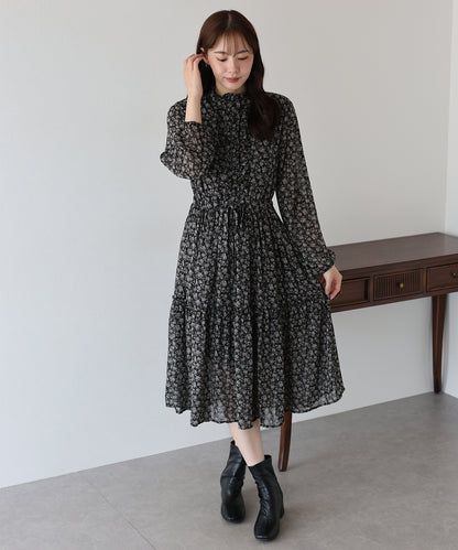 【早割5％OFF】フロントフリルワンピース