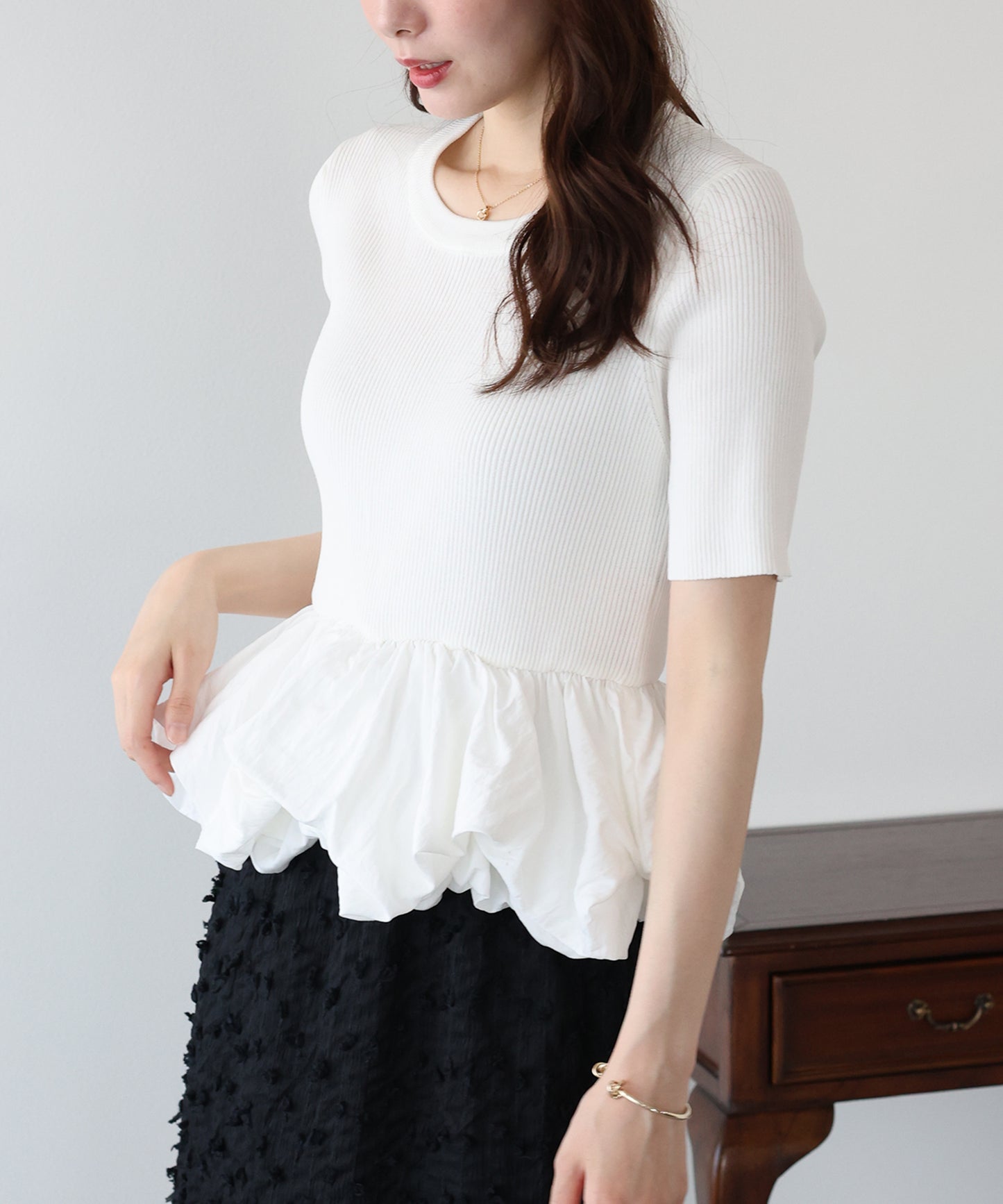 【早割5％OFF】バルーンドッキングニット