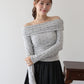 【早割5％OFF】ドットオフショルダーカットソー【メール便】