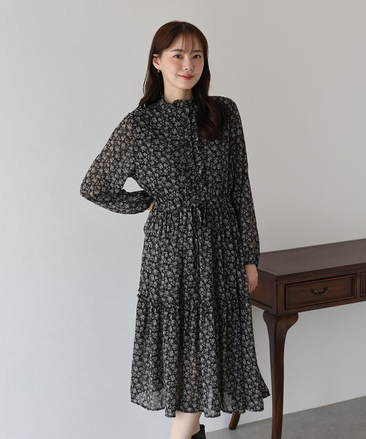 【TIME SALE】フロントフリルワンピース