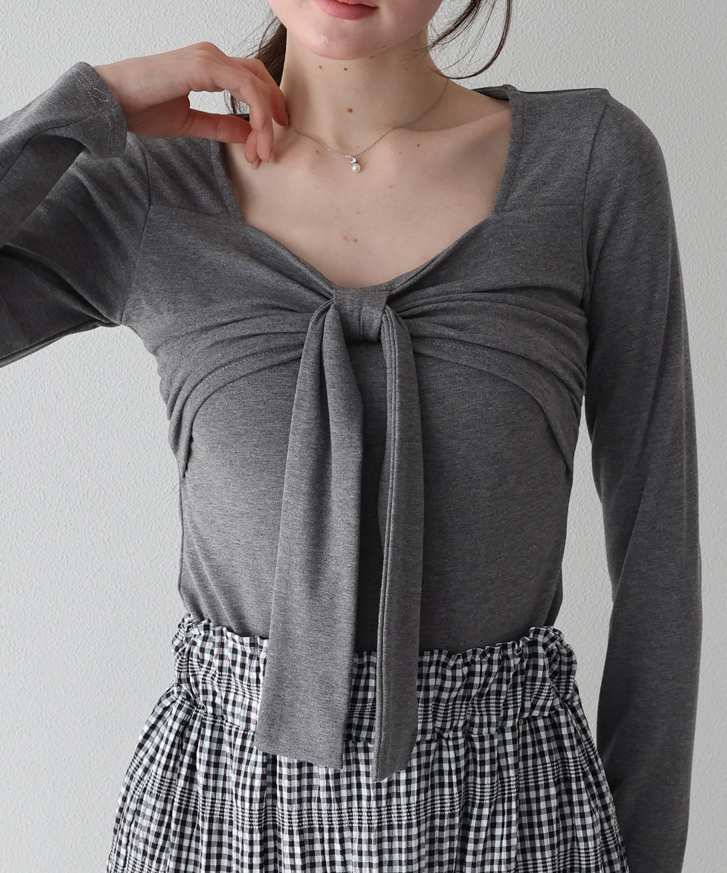 【早割5％OFF】フロントリボンTシャツ【ネコポス】