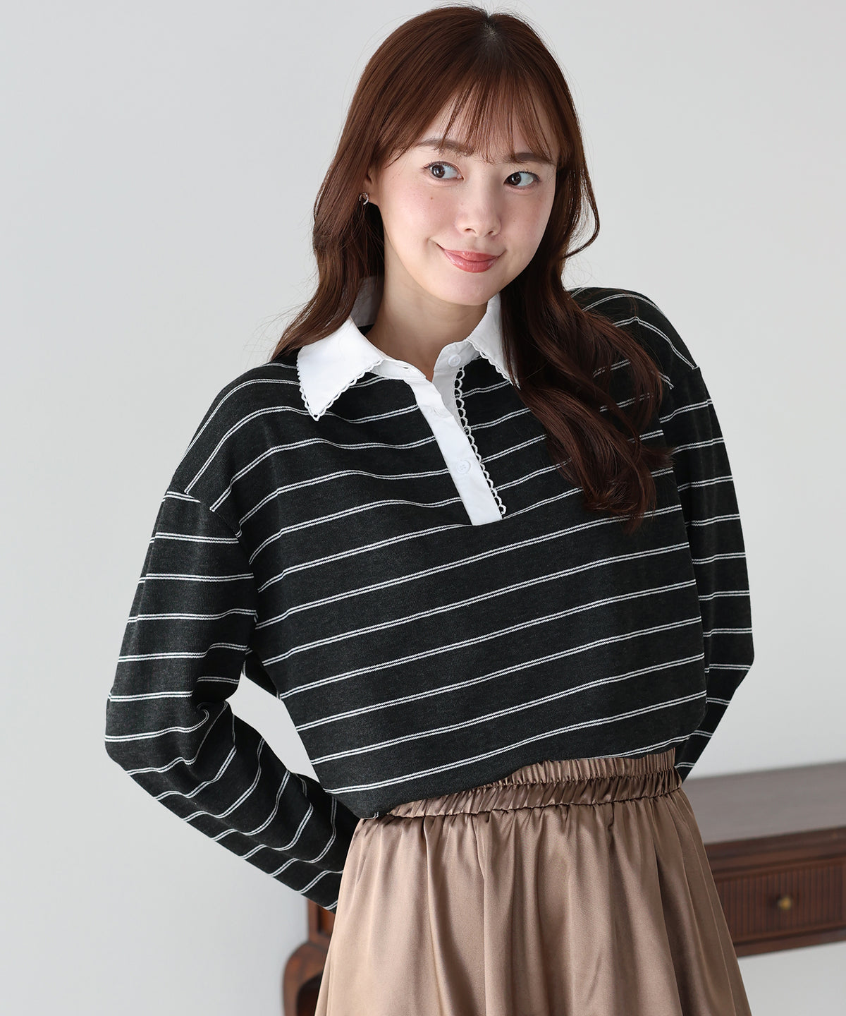 【早割5％OFF】ラガーシャツライクカットソー【メール便】