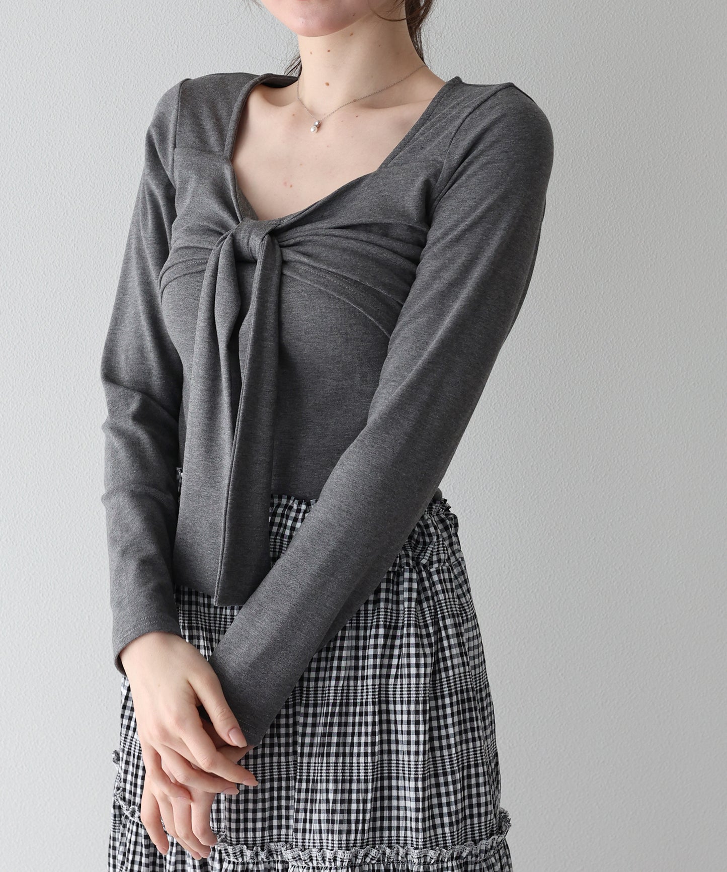 【早割5％OFF】フロントリボンTシャツ【ネコポス】