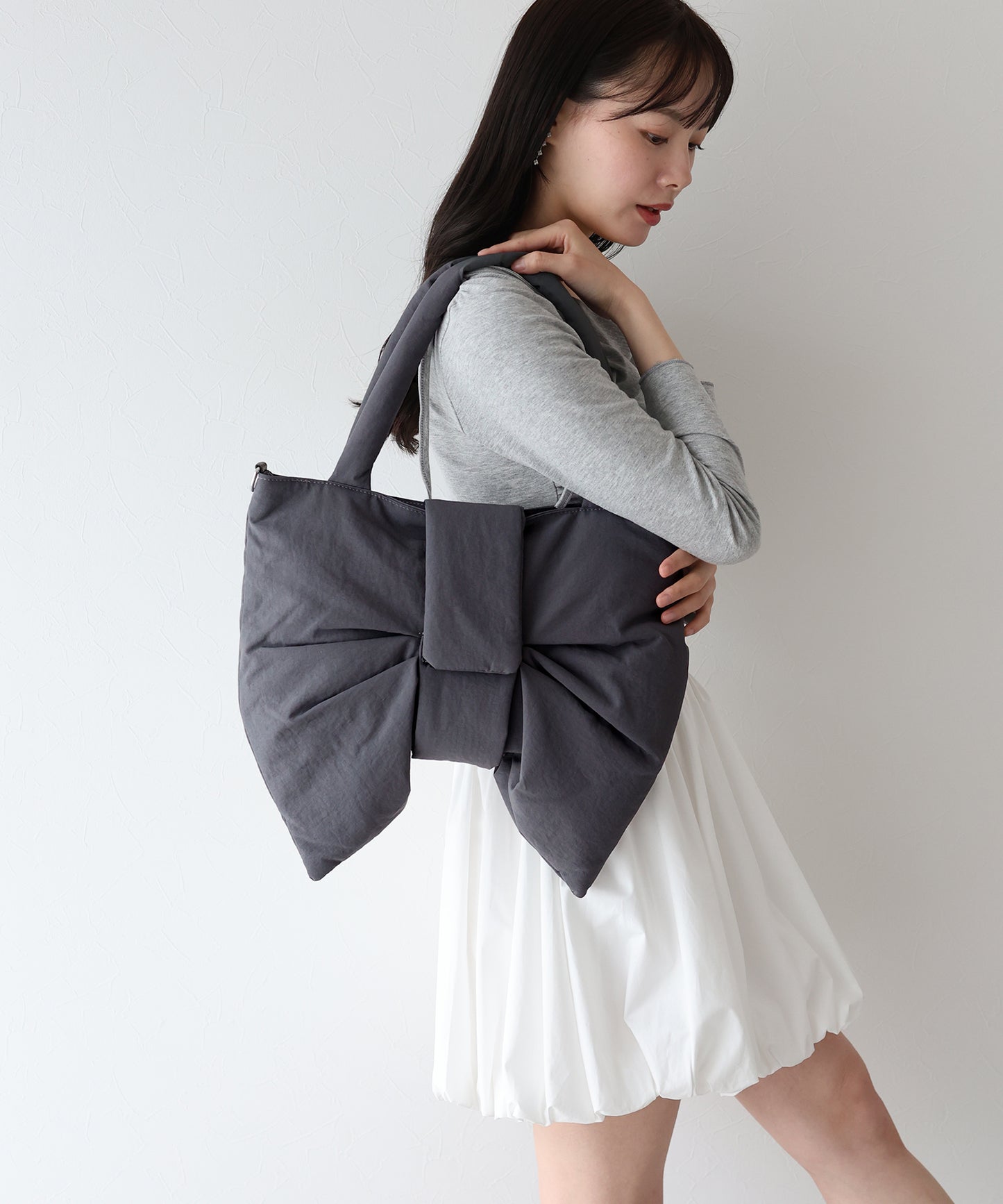 【TIME SALE】リボンパテッドバッグ