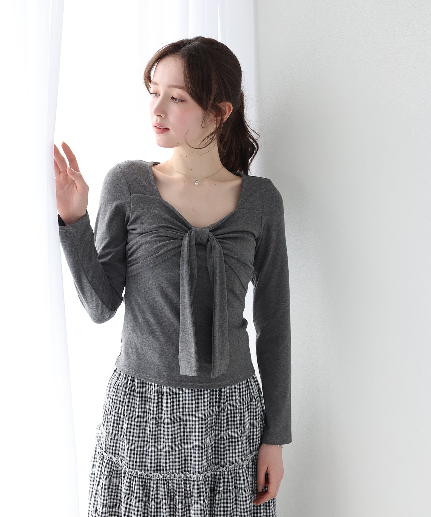 【早割5％OFF】フロントリボンTシャツ【ネコポス】