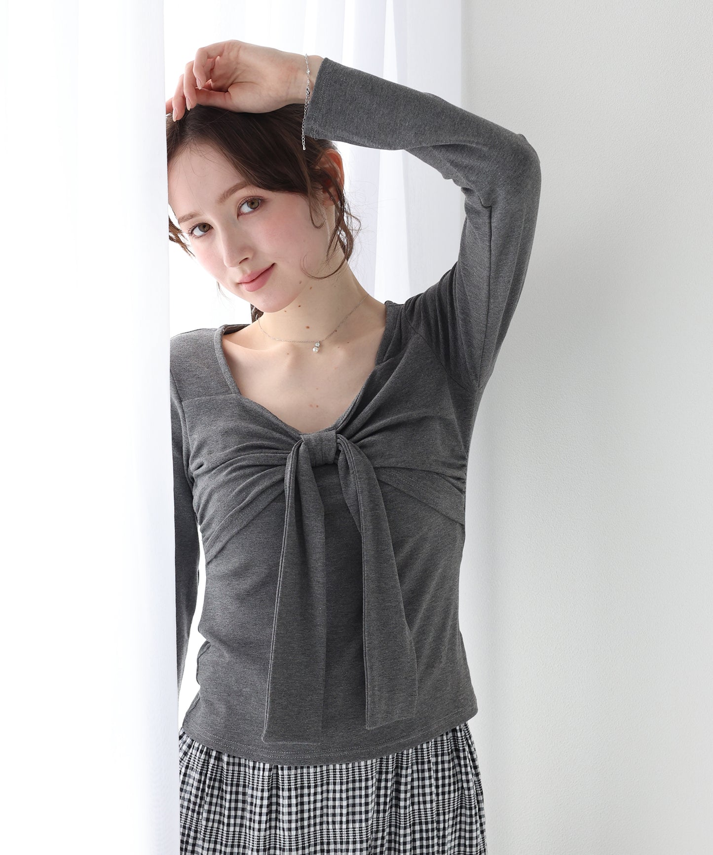 【早割5％OFF】フロントリボンTシャツ【ネコポス】