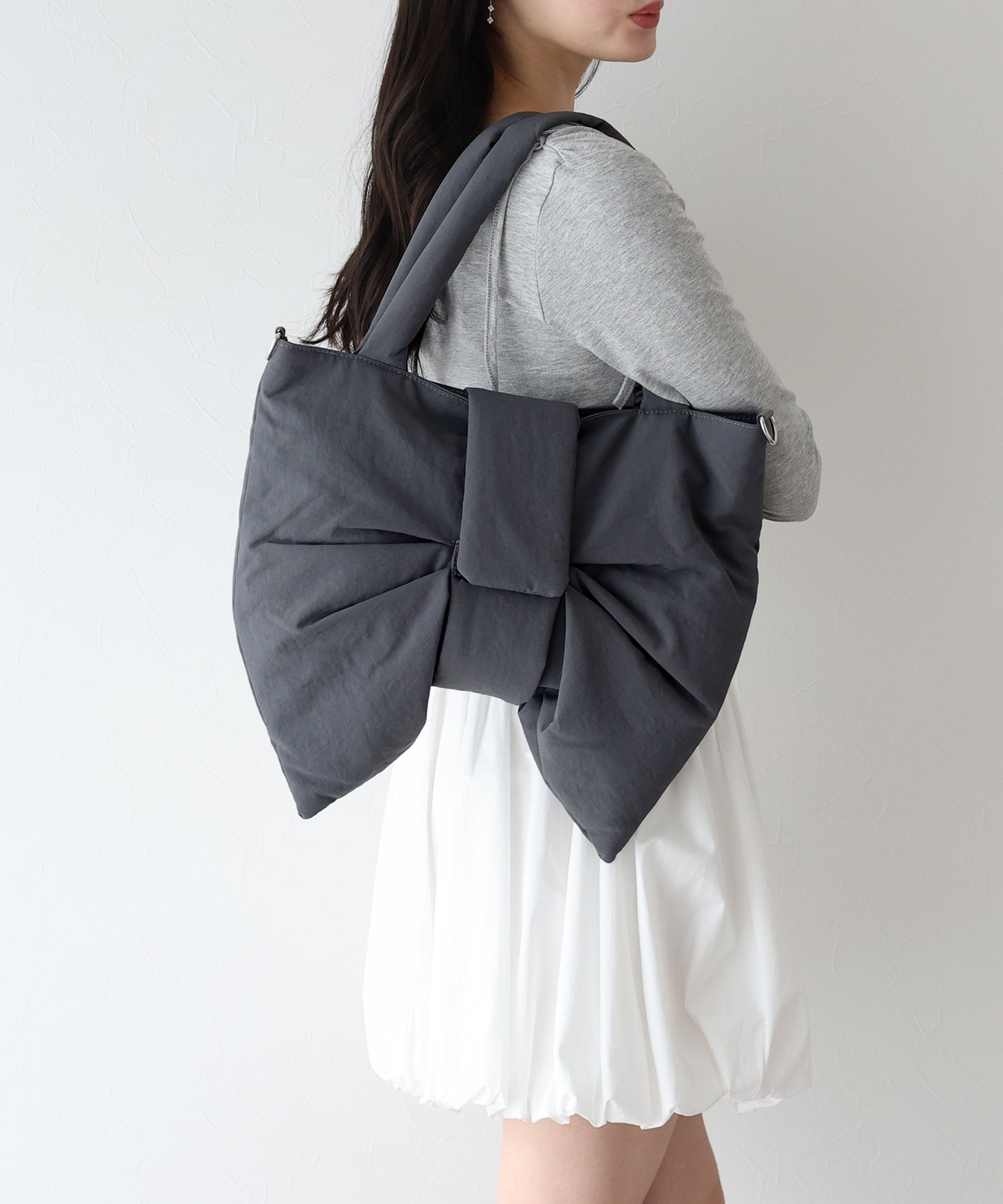【TIME SALE】リボンパテッドバッグ