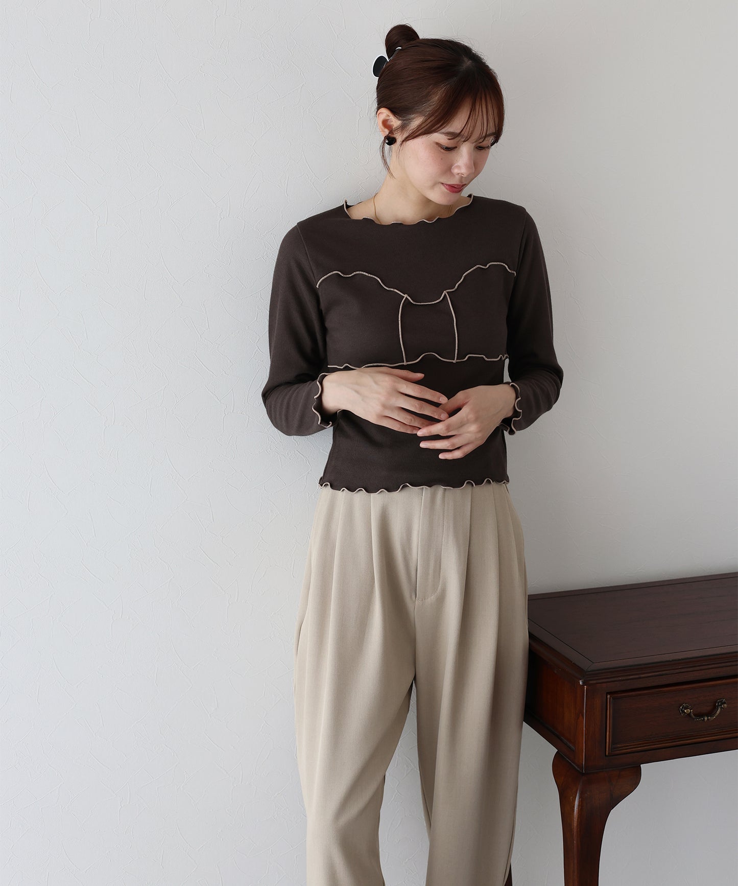 【TIME SALE】リボンメロウTシャツ【ネコポス】