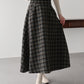 【早割5％OFF】ツイードチェックフレアスカート