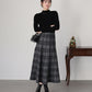 ロングチェックスカート