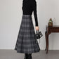 ロングチェックスカート