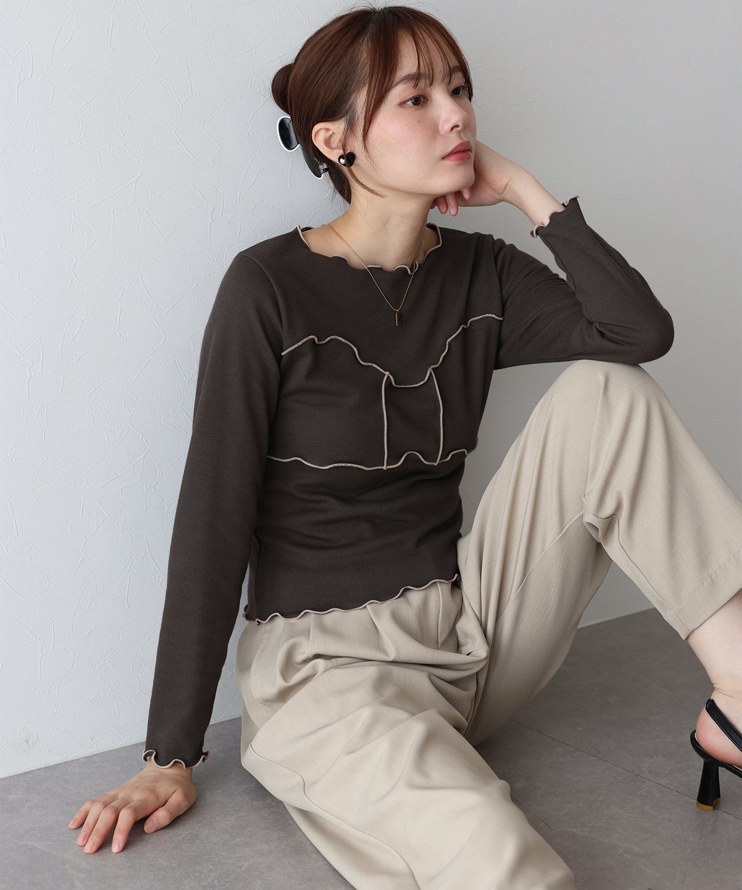【TIME SALE】リボンメロウTシャツ【ネコポス】