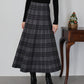 【早割5％OFF】ロングチェックスカート