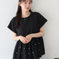 【TIME SALE】ペプラム切替カットソー